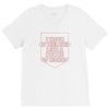 i wear my melanin like a badge of honor V-Neck Tee