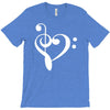 music heart rock baseball jersey T-Shirt