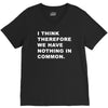 i think, therefore V-Neck Tee