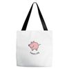 happy pig Tote Bags