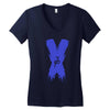 jake paul x blue Women's V-Neck T-Shirt