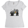 pacifist plumber Women's Triblend Scoop T-shirt