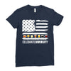 celebrate diversity - funny beer drinking Ladies Fitted T-Shirt