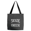 seize the cheese Tote Bags