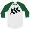 daun hitam 3/4 Sleeve Shirt