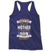 Super Cool Mother Of A Freaking Awesome Son Racerback Tank