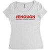 enough national school walkout Women's Triblend Scoop T-shirt