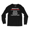 Smartass January Girl Long Sleeve Shirts