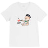 Cute Baby Painter's Dad Love V-Neck Tee