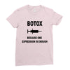 botox expression Ladies Fitted T-Shirt