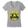 piano shirt fear the piano funny Women's V-Neck T-Shirt