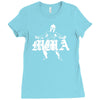 sparta mma criminal boxen muay thai kickboxen fight shirt bjj ringer Ladies Fitted T-Shirt