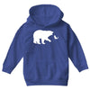 Bear Fishing Youth Hoodie