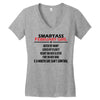 Smartass February Girl Women's V-Neck T-Shirt