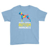 boxers support autism awareness Youth Tee