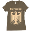 germany deutschland bundesadler berlin Ladies Fitted T-Shirt