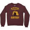 on the 8th day god created the redhead because someone had to have bra Crewneck Sweatshirt