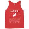 aries  christmas ugly sweater Tank Top