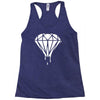 dripping diamond logo Racerback Tank
