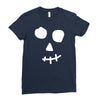 face skull Ladies Fitted T-Shirt