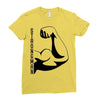stong man Ladies Fitted T-Shirt