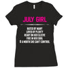 July Girl Hated By Many Ladies Fitted T-Shirt