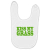 kiss my grass Baby Bibs