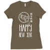 happy new year Ladies Fitted T-Shirt