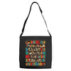 harry potter when in doubt go to the library Adjustable Strap Totes