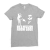 the blues brothers inspired on a mission from god funny Ladies Fitted T-Shirt