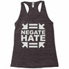 negate hate Racerback Tank