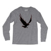 black raven with red eye Long Sleeve Shirts