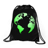 Earth Themed Funny Drawstring Bags