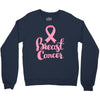 breast cancer pink ribbon Crewneck Sweatshirt
