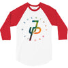 jake paul colorful 3/4 Sleeve Shirt