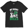 my husky is in charge! V-Neck Tee