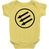 antifa arrows Baby Bodysuit