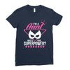 Super Aunt - What's Your Superpower? Ladies Fitted T-Shirt