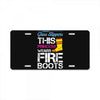 Forget Glass Slippers This Princess Wears Fire Boots License Plate
