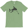 sharks with frickin laser beams t shirt soft funny austin powers tee d T-Shirt