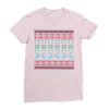 christmas ugly Ladies Fitted T-Shirt