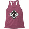 simple art logo Racerback Tank