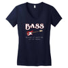 bass   out of treble Women's V-Neck T-Shirt