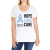 hope love cure stomach cancer awareness Ladies Curvy T-Shirt