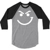 bon jovi smirk logo rock metal band 3/4 Sleeve Shirt