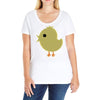 chicken baby Ladies Curvy T-Shirt