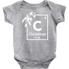 christmas periodic table of elements Baby Onesie
