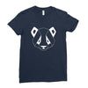 Geometric Panda Ladies Fitted T-Shirt
