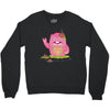 mrs yetti and her poops Crewneck Sweatshirt