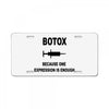 botox expression License Plate